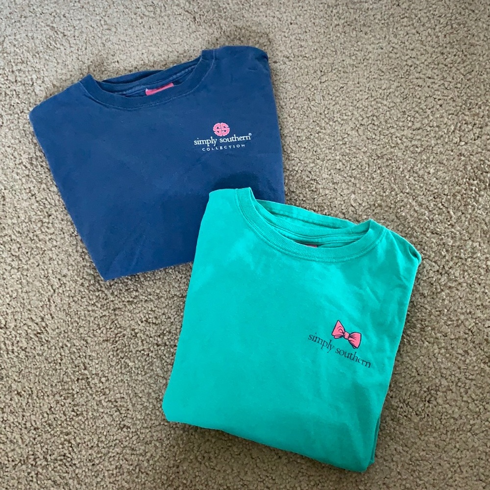 Youth large simply southern long sleeve tops